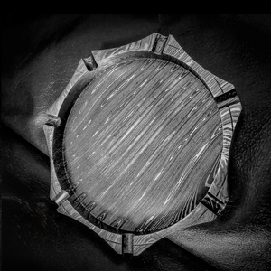 Cendrier en acier Damas 100% qualité supérieure, fait main, motif décoratif, robuste, pour cigarettes et cigares, idéal pour la maison, le salon ou le bureau - Product Image 2