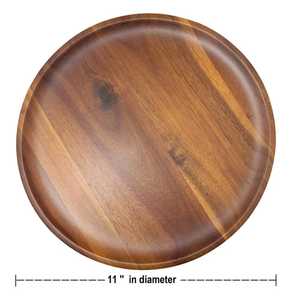 64. Handcrafted Premium Mango Wood Charger <b>Plate</b> Decorative Epoxy Resin Emerald Finish Classic Design Shape Wedding Occasion - Product Image 4