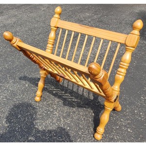 Revistero de Madera de Pino Vintage Hecho a Mano - Venta al por Mayor B2B - Product Image 2