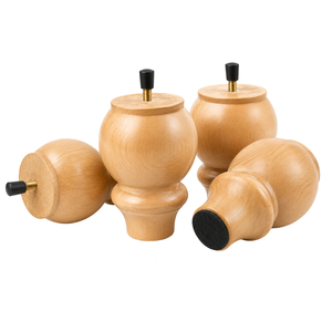 Premium Wooden Furniture Legs Heavy Duty Solid Wood <b>Sofa</b> <b>Support</b> Legs for Elegant Living Room and Hotel Decoration - Product Image 1