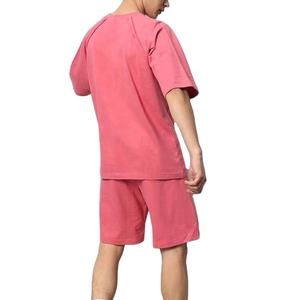 Conjunto de pantalones cortos de verano para hombre, superventas, Material de algodón transpirable, diseño serigrafiado informal ligero, novedad de 2025 - Product Image 4