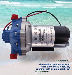 Pompe à diaphragme haute pression DP70 12V 24V auto-amorçante 70 PSI 5,02 GPM, pompe à <span class=keywords><strong>eau</strong></span> CC pour pulvérisateurs et balayeuses - Product Image 6