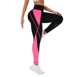 Womens High Waist Color Block Yoga <b>Leggings</b> <b>with</b> Side <b>Pocket</b> Stretch Gym Fitness Running <b>Workout</b> Training Tight Pants - Product Image 4