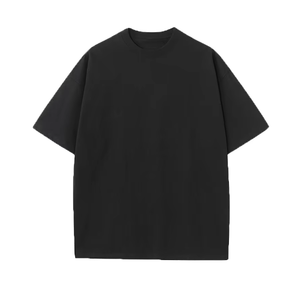 T-shirt unisexe de haute qualité 230 GSM, 100 % coton, vierge, personnalisable avec logo, impression sérigraphique, haut décontracté respirant, OEM - Product Image 4