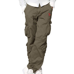กางเกงคาร์โก้ทรงตรงทันสมัยคุณภาพสูง สีติดทนนาน ผ้าซักได้ รุ่น Solid Trader - Product Image 3