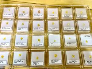 Diamant en vrac taille Asscher 2,11 carats, jaune champagne doré rare, certifié IGI, clarté VVS, cultivé en laboratoire CVD, pour la joaillerie - Vente en gros - Product Image 4