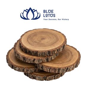 Sous-verre en bois naturel de haute qualité |   Plaque carrée solide et lisse, robuste et écologique - Product Image 1