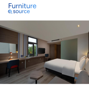 ชุดเฟอร์นิเจอร์ห้องนอนโรงแรมสไตล์โมเดิร์นทำจากไม้ Casegoods มาตรฐานสูง - Product Image 3