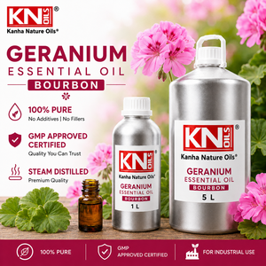 Aceite de Geranio Bourbon 100% Orgánico Certificado Pelargonium graveolens, Venta al por Mayor, Fabricante, Exportador Global, Destilado al Vapor - Product Image 2