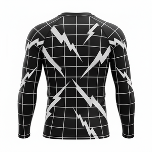 เสื้อรัดรูปแขนยาวแบบยูนิเซ็กซ์ สำหรับครอสเทรนนิ่ง ฟิตเนส บีเจเจ เอ็มเอ็มเอ็ม ยิวยิตสู กราปลิง แห้งเร็ว ชุดกีฬา - Product Image 2