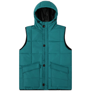 Men Casual Puffer Vest Winter Sleeveless Jacket Quilted Warm Body <b>Warmer</b> Lightweight Outdoor OEM Custom Supplier - Product Image 1