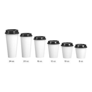16oz Double Wall Insulated Coffee <b>Cup</b> with Leak Resistant Lid Custom Logo Available - Product Image 6