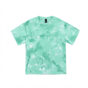 T-shirt col rond orange uni 100% polyester tissu tricoté manches courtes unisexe décontracté respirant séchage rapide été - Product Image 3