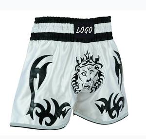Pantalones Cortos de Boxeo Muay Thai Personalizados, Talla Grande, Cómodos, Elásticos, Ligeros, Transpirables, Duraderos, 100% Poliéster, Unisex, NOVERA - Product Image 1