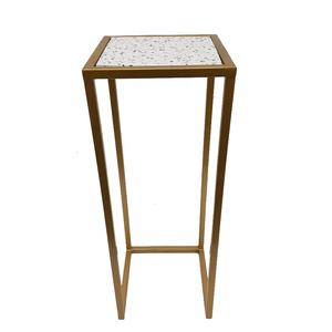 Vente chaude Meubles Verre Et Acier Inoxydable Table D'appoint Finition Vernie Table Basse Et Table D'extrémité À La Main - Product Image 5