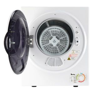 GYM25-78 compatti portatile 1.6cuft per uso domestico tamburo in acciaio inossidabile nero bianco 120V controllo meccanico ETL - Product Image 6