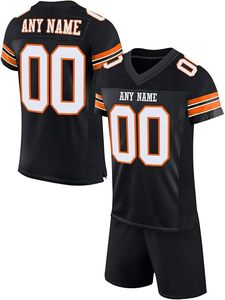 Ensemble de maillots et pantalons de football américain pour l'entraînement/les matchs/jour de compétition - Noms/numéros d'équipe personnalisés - 100% polyester respirant et à séchage rapide - Product Image 2