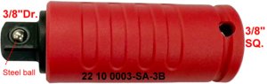 3/8"F X 3/8"Dr. Adaptateur de douille à chocs isolé, personnalisable OEM par ITA Tools - Product Image 3
