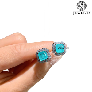 Premium Natural VVS Diamond <b>Stud</b> Earrings 925 Sterling <b>Silver</b> Elegant Wedding And Party Jewelry From Indian Supplier - Product Image 1