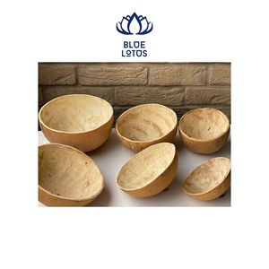 Bols en calebasse de haute qualité, durables et écologiques, vaisselle artisanale pour le service des aliments et la décoration rustique de la maison, en gros - Product Image 1