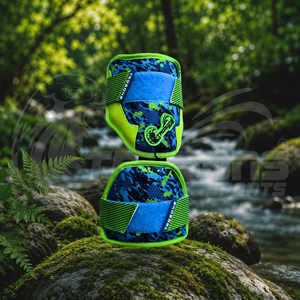 Protector de Codo Extendido Trqsons Personalizado con Sublimación Verde Agua y Correa Única para Antebrazo - Product Image 3