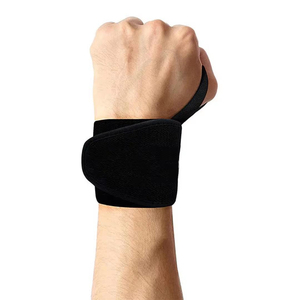 สายรัดข้อมือออกกำลังกายแบบกำหนดเองสำหรับยกน้ำหนัก ครอสเทรนนิ่ง และเวทเทรนนิ่ง สายรัดข้อมือไนลอนแบบหนา ปรับได้ ระบายอากาศได้ดี - Product Image 5