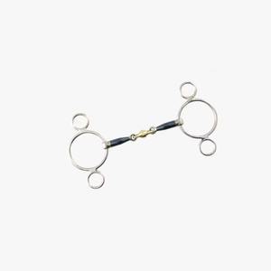 Bocado de Acero Negro Premium para Caballos, Bocado de Snaffle para Control y Entrenamiento, Accesorio de Equitación para Caballos - Product Image 4