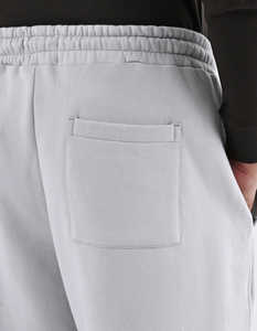 Pantalon de jogging unisexe coupe droite en coton 500g, personnalisable avec logo, pour homme, style décontracté, ensemble de survêtements légers - Product Image 3