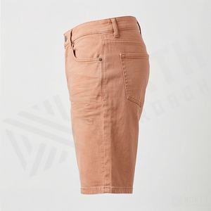 กางเกงยีนส์ขาสั้นทรงหลวมคุณภาพสูงสำหรับผู้ชาย ทรงตรง ล้างสี สวมใส่สบาย แฟชั่นพรีเมียม สตรีทแวร์ - Product Image 3