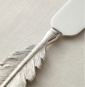 Stainless Steel <b>Cheese</b> <b>Knife</b> <b>Set</b> With Copper Feather Handles Dishwasher Safe Premium <b>Set</b> For Restautrant And Kitchen Use - Product Image 3