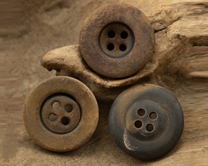 Handmade Buffalo Horn Buttons Circle Shape Rustic Natural Craft Durable Material Shirts Coats Jackets Blazers <b>Cardigans</b> Sweaters - Product Image 5