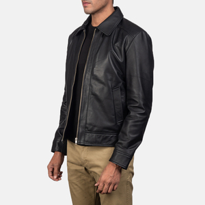<b>Men's</b> INTRAX WORLD IW-106 Genuine Leather <b>Jacket</b> <b>Long</b> Sleeve Breathable Winter Casual Latest Design High Quality Best Popular - Product Image 2