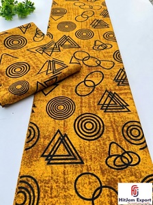 Tissu Premium Double Face Occultant Imprimé Wax Africain 100% Polyester pour Robe Ankara, Imperméable et Résistant aux Déchirures - Product Image 5
