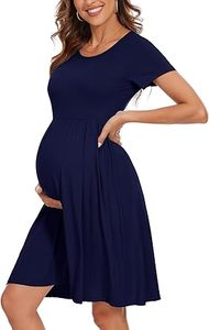 Robes de maternité confortables en gros pour femmes enceintes – Tenues de grossesse élégantes, décontractées et habillées, respirantes - Product Image 5