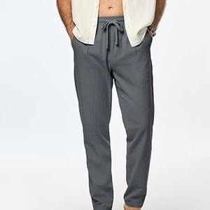 กางเกงลำลองผู้ชายขายส่ง OEM กางเกงสั่งทำพิเศษจากโรงงานโดยตรง กางเกงทรงเข้ารูปผู้ชายขายส่งจำนวนมากจากผู้ผลิต - Product Image 1