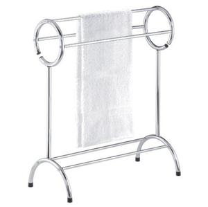 Finest Quality Towel Stand Free Standing Curved Towel <b>Rack</b> Modern Stainless Steel Floor Standing Bathroom Organizer Holder - Product Image 3