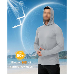 Sweat à capuche sport décontracté pour homme en molleton brossé doux, brodé, écologique, séchage rapide, pour la gym, l'entraînement et le quotidien en hiver - Product Image 4