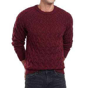 Custom <b>Chunky</b> <b>Knit</b> Men Sweater <b>for</b> Wholesale Private Label Menswear Collections with OEM ODM Factory Supply - Product Image 1