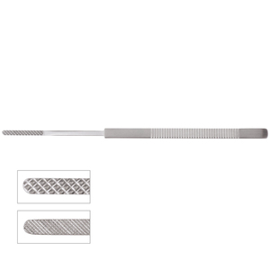 เครื่องมือผ่าตัดจมูก Livie Nasal Rasp ขนาด 17 ซม. สำหรับการผ่าตัดเสริมจมูก แบบสองด้าน ปลายละเอียดและหยาบ ทำจากเหล็กกล้าไร้สนิม ใช้สำหรับตัดกระดูกจมูก - Product Image 1