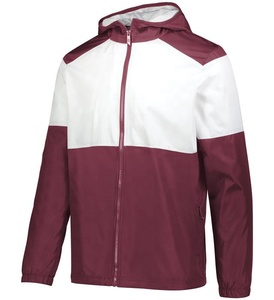 Chaqueta Bomber Color Block para Hombre, con Capucha, Impermeable, Transpirable, con Cierre, para Invierno, Deportiva, Personalizable - Product Image 1