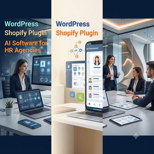 ซอฟต์แวร์ AI สำหรับปลั๊กอิน WordPress Shopify สำหรับตัวแทนจัดหางาน ออกแบบเว็บไซต์ แอปพลิเคชันมือถือ Android iOS ซอฟต์แวร์ AI ERP CRM สำหรับร้านค้าอีคอมเมิร์ซ - Product Image 1