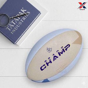 Professional Match Quality Custom Logo Design Rugby Ball Size 5 PU PVC For Unisex Adults Training Clubs & Teams - Product Image 2