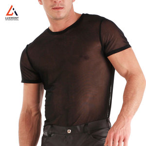 เสื้อยืดตาข่ายคุณภาพสูงสำหรับผู้ชาย ทรงแอธเลติก ระบายเหงื่อได้ดี เหมาะสำหรับการฝึกซ้อม วิ่งออกกำลังกาย เสื้อยืดตาข่าย - Product Image 5