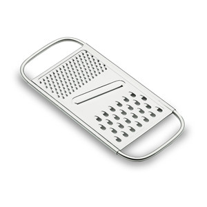 Grattugia piatta in acciaio inossidabile a doppia faccia per formaggio, verdure, utensile da cucina - Product Image 1