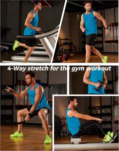 Camiseta sin mangas vibrante para hombre, tacto suave de poliéster, tejido transpirable, movimiento fácil, ligera, caída fluida, sensación fresca, comodidad diaria, costuras duraderas - Product Image 5