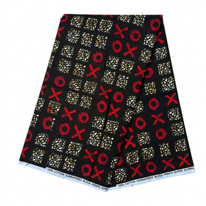 Tissu en coton imprimé africain Ankara Kitenge pour la production de vêtements personnalisés, service d'usine OEM ODM sur mesure en gros - Product Image 1