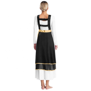 Meilleur design de costumes de danse de scène, robes de danse confortables pour femmes, vêtements de danse lyrique, vêtements de danse contemporaine pour chorale, performance de louange - Product Image 4