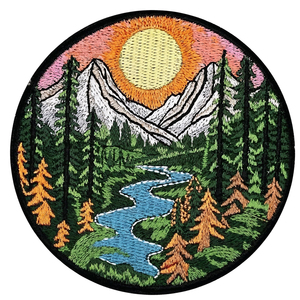 High Quality Custom Size Embroidery <b>Patches</b> with Twill Fabric <b>Sew</b>-<b>On</b> Style Embroidery <b>Patches</b> For Clothing - Product Image 1