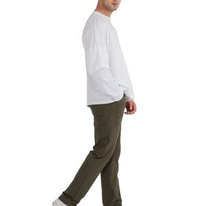 ผู้ผลิตเสื้อผ้าออกกำลังกายราคาส่ง เสื้อยืดผู้ชายแบบสองชั้นสั่งทำพิเศษ ผ้าฝ้าย 100% แขนยาว ระบายอากาศได้ดี เหมาะสำหรับฤดูร้อน - Product Image 4