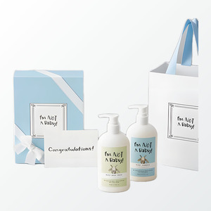 Sets de viaje, regalos, productos coreanos K-Beauty, I'm Not a Baby, champú de leche de cabra para niños 300ml, gel de baño para niños 300ml, hecho en Corea - Product Image 2